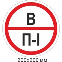 Пожарный знак табличка, знак категории помещения - В